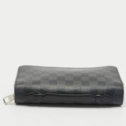 Pre Owned Louis Vuitton Damier Graphite Canvas Zippy XL Wallet