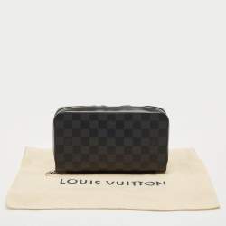 Pre Owned Louis Vuitton Damier Graphite Canvas Zippy XL Wallet