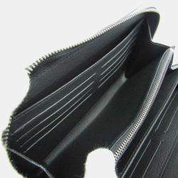 Pre Owned Louis Vuitton Monogram Eclipse Zippy XL Long Wallet bi-fold 