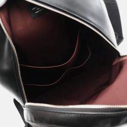 Pre Owned Louis Vuitton Josh Macassar Brown Black Monogram Coated Canvas Leather Backpack Bag