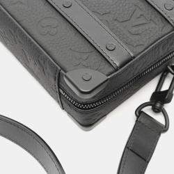 مملوكة مسبقًا حقيبة كتف لوي فيتون هاندل سوفت ترنك مونوغرام توريلون جلد أسود