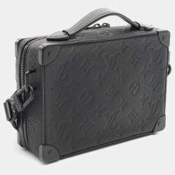 مملوكة مسبقًا حقيبة كتف لوي فيتون هاندل سوفت ترنك مونوغرام توريلون جلد أسود