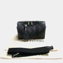 Pre Owned Louis Vuitton City Keepall Monogram Eclipse Coated Canvas Shoulder Bag