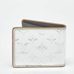 Pre Owned Louis Vuitton Monogram Mirror Canvas Slender Wallet