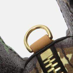 Pre Owned Louis Vuitton Dog on Strap Brown Monogram Canvas Crossbody Bag