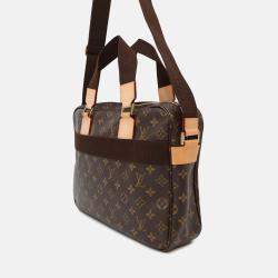 Pre Owned Louis Vuitton Sac Bosphore Brown Monogram Canvas Shoulder Bag