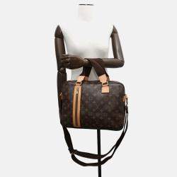 Pre Owned Louis Vuitton Sac Bosphore Brown Monogram Canvas Shoulder Bag
