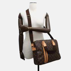 Pre Owned Louis Vuitton Sac Bosphore Brown Monogram Canvas Shoulder Bag