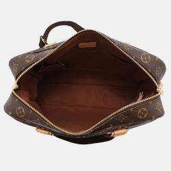 Pre Owned Louis Vuitton Sac Bosphore Brown Monogram Canvas Shoulder Bag