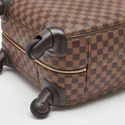Pre Owned Louis Vuitton Damier Ebene Canvas Zephyr 55 Rolling Suitcase Luggage