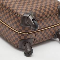 Pre Owned Louis Vuitton Damier Ebene Canvas Zephyr 55 Rolling Suitcase Luggage