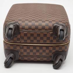 Pre Owned Louis Vuitton Damier Ebene Canvas Zephyr 55 Rolling Suitcase Luggage