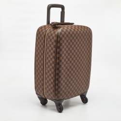Pre Owned Louis Vuitton Damier Ebene Canvas Zephyr 55 Rolling Suitcase Luggage