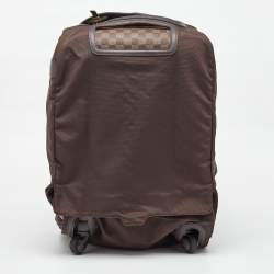 Pre Owned Louis Vuitton Damier Ebene Canvas Zephyr 55 Rolling Suitcase Luggage