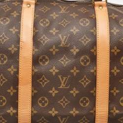 Pre Owned Louis Vuitton Monogram Canvas Keepall 60 Bag