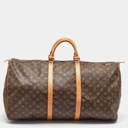 Pre Owned Louis Vuitton Monogram Canvas Keepall 60 Bag