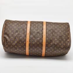 Pre Owned Louis Vuitton Monogram Canvas Keepall 60 Bag