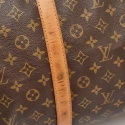 Pre Owned Louis Vuitton Monogram Canvas Keepall 60 Bag