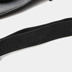 مملوكة مسبقًا حقيبة لوي فيتون ديو سلينغ جلد مونوغرام شادو أسود للخصر والجسم