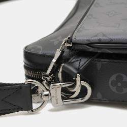 Pre Owned Louis Vuitton Trio Messenger Monogram Eclipse Canvas Shoulder Bag