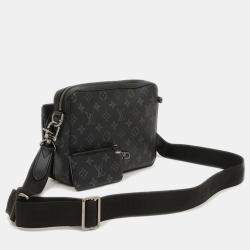 Pre Owned Louis Vuitton Trio Messenger Monogram Eclipse Canvas Shoulder Bag