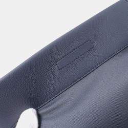 Pre Owned Louis Vuitton Take Off Navy Aerogram Leather Shoulder Bag