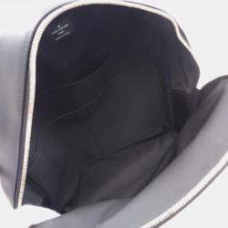 Pre Owned Louis Vuitton Discovery Brown Black Coated Canvas Leather Backpack