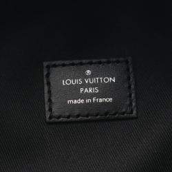 Pre Owned Louis Vuitton Discovery Brown Black Coated Canvas Leather Backpack
