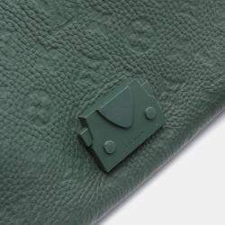 Pre Owned Louis Vuitton Cape Green Leather Shoulder Bag