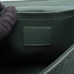 Pre Owned Louis Vuitton Cape Green Leather Shoulder Bag