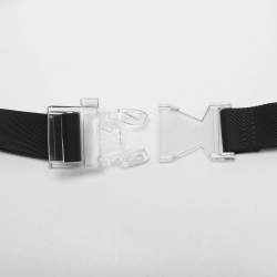 مملوكة مسبقًا Louis Vuitton Black Puffer Leather Asymmetrical Sling Bag