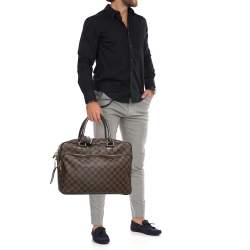 Pre Owned Louis Vuitton Damier Ebene Canvas Icare Computer Bag
