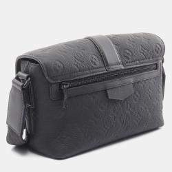 Pre Owned Louis Vuitton Cape Black Monogram Taurillon Leather Shoulder Bag