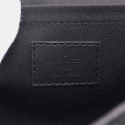 Pre Owned Louis Vuitton Cape Black Monogram Taurillon Leather Shoulder Bag