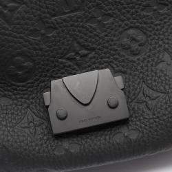 Pre Owned Louis Vuitton Cape Black Monogram Taurillon Leather Shoulder Bag