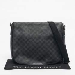 Pre Owned حقيبة ماسنجر لوي فيتون دانيال قماش دامييه جرافيت GM