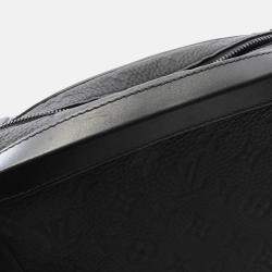 Pre Owned Louis Vuitton Soft Trunk Black Monogram Taurillon Leather Shoulder Bag