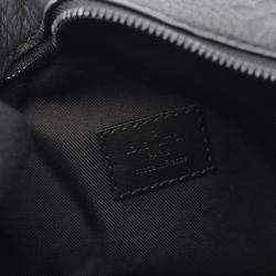 Pre Owned Louis Vuitton Soft Trunk Black Monogram Taurillon Leather Shoulder Bag