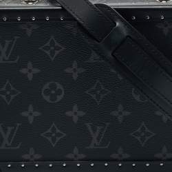 Pre Owned Louis Vuitton Monogram Eclipse Canvas and Leather Clutch Box