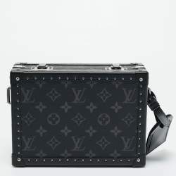 Pre Owned Louis Vuitton Monogram Eclipse Canvas and Leather Clutch Box