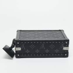 Pre Owned Louis Vuitton Monogram Eclipse Canvas and Leather Clutch Box