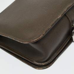 Pre Owned Louis Vuitton Grizzli Taiga Leather Andrei Messenger Bag