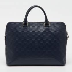 Pre Owned Louis Vuitton Cosmos Damier Infini Leather Avenue Soft Briefcase