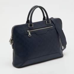 Pre Owned Louis Vuitton Cosmos Damier Infini Leather Avenue Soft Briefcase