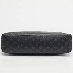 Pre Owned حقيبة مستندات لوي فيتون مستكشف قماش مونوغرام إكليبس