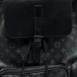 Pre Owned Louis Vuitton Monogram Eclipse Canvas Trio Backpack