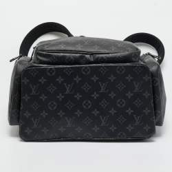 Pre Owned Louis Vuitton Monogram Eclipse Canvas Trio Backpack