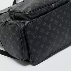 Pre Owned Louis Vuitton Monogram Eclipse Canvas Trio Backpack