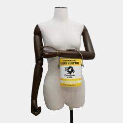 Pre Owned Louis Vuitton Paint Can Yellow Canvas Leather Handbag