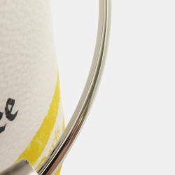 Pre Owned Louis Vuitton Paint Can Yellow Canvas Leather Handbag